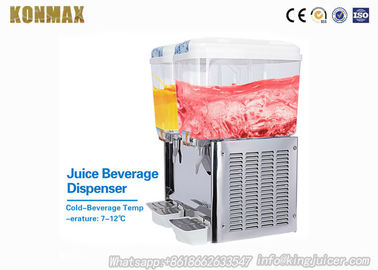 Тип электрический разливочный автомат двигателя охладителя напитка сока распределителя напитка 2 танков холодный